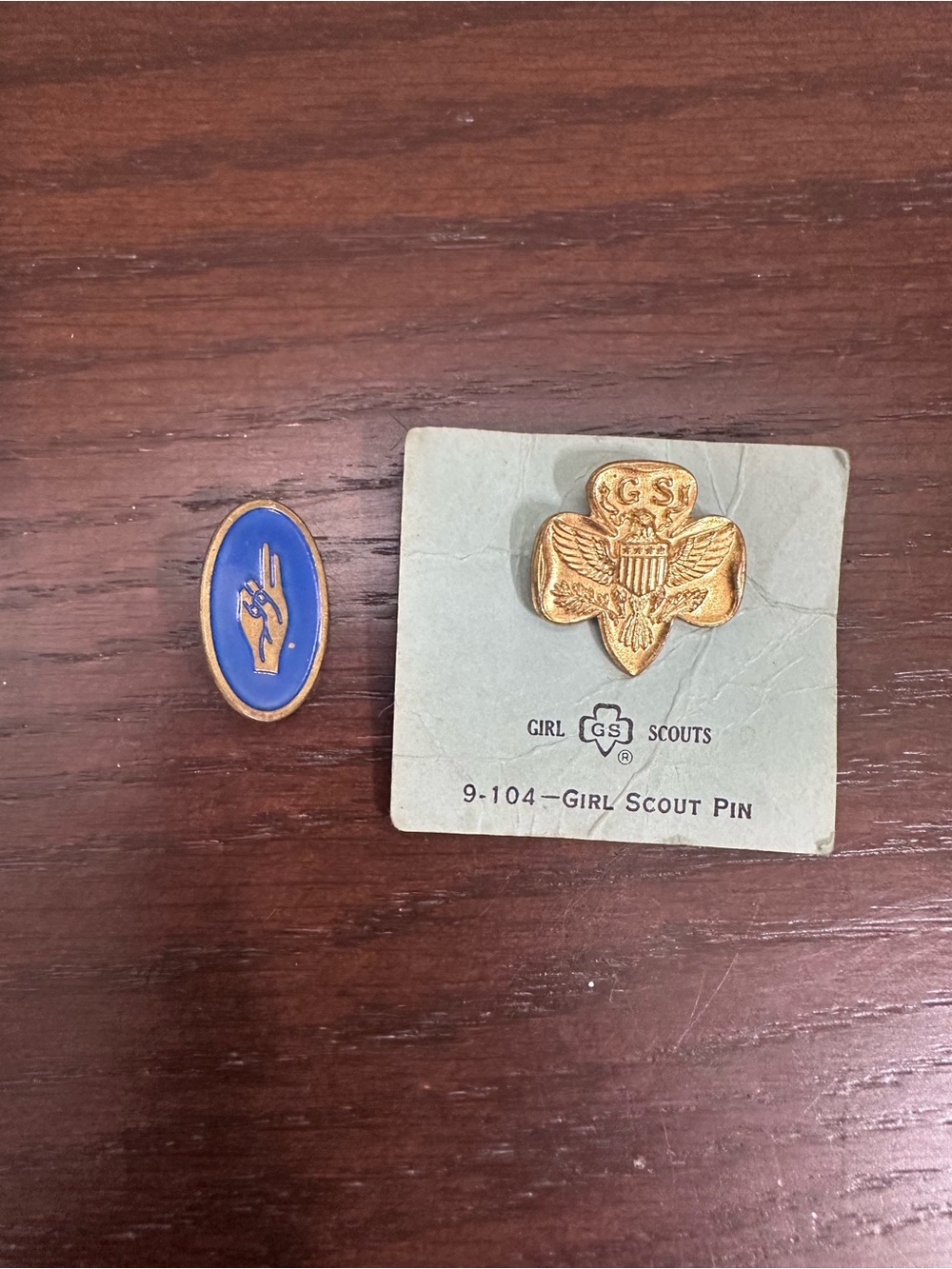 Vintage Girl Scout pins